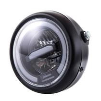 Farol Led Custom Aplicação Motos Bobber Harley Cafe Racer Farol Led Custom Aplicação Motos Bobber Harley Cafe Racer