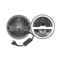 Farol LED De 5,75 Polegadas Para Motocicleta H4 6000k 3500k Com Olho De Anjo Amarelo DRL E Feixe Farol LED De 5,75 Polegadas Para Motocicleta H4 6000k 3500k Com Olho De Anjo Amarelo DRL E Feixe