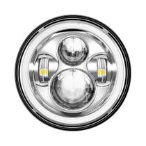 Farol LED De 7 Polegadas Para Motocicleta Com Halo DRL Para Royal Enfield Himalayan 400 411 650 350