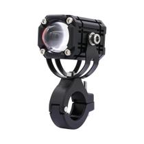 Farol LED De Motocicleta De Duas Cores À Prova d'Água Com Feixe Alto/Baixo E Luz De Neblina