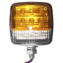 Farol Led Empilhadeira Pisca Seta Ré Universal Iluminação 39W Sinalizador Quadrado Rayx Lt2031