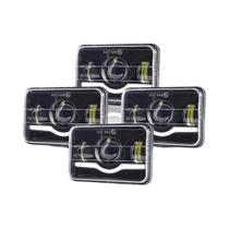 Farol LED H4 4x6 Polegadas 12V 24V Luz De Trabalho DRL Para Carro, Jeep, Moto, Caminhão, Kenworth Farol LED H4 4x6 Polegadas 12V 24V Luz De Trabalho DRL Para Carro, Jeep, Moto, Caminhão, Kenworth