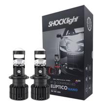 Farol Led Lampada Projetor Eliptico Mini 6500k Canhão 35w