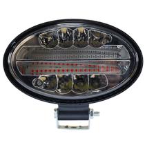 Farol led oval branco com strobo azul vermelho 144w Farol led oval branco com strobo azul vermelho 144w