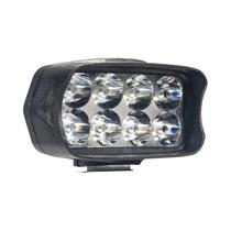Farol LED Para Motocicleta 8/12/16 DRL Lâmpada Auxiliar Branca De Alta Luminosidade 12V Luz De