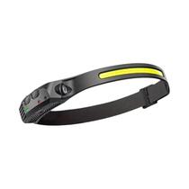 Farol Led Recarregável Cob Super Brilhante 5 Modos Sensor De Movimento Luzes De Capacete Para