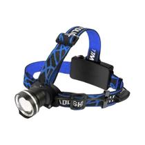 Farol LED Recarregável Com Zoom De 4 Modos Em Liga De Alumínio À Prova D'água Para Acampamento E