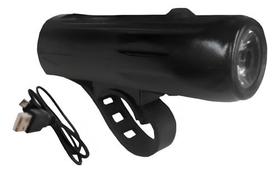 Farol Led Recarregavel Usb 800 Lumens Preto H1867 Bike