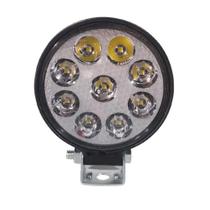 Farol Led Redondo 27W - 70mm² Farol Led Redondo 27W - 70mm²