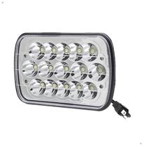 Farol LED Retangular Jeep Troller Toyota 6000K 4500LM 45W