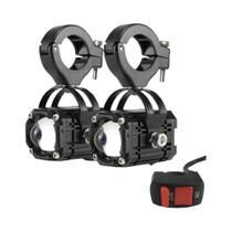 Farol LED Universal À Prova d'Água Para Motocicleta, Luzes De Alta E Baixa Intensidade, Lâmpada De Farol LED Universal À Prova d'Água Para Motocicleta, Luzes De Alta E Baixa Intensidade, Lâmpada De