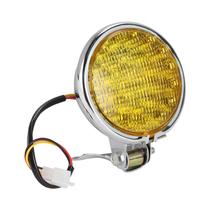 Farol LED Universal Para Motocicleta 35W Retro DC 12V, Luz Frontal Vintage Redonda Para Scooter Farol LED Universal Para Motocicleta 35W Retro DC 12V, Luz Frontal Vintage Redonda Para Scooter