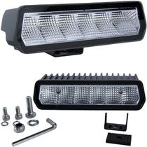 Farol Led Xroad Retangular Auxiliar 6 Leds 10-30V 26W 3000Lm 16cm Preto