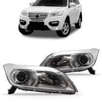 Farol lifan x60 2003 a 2016 manual com led com projetor Farol lifan x60 2003 a 2016 manual com led com projetor
