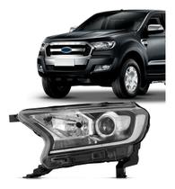 Farol Manual / Elétrico Ranger 2016 A 2019 Pisca Cristal