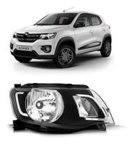 Farol Manual Kwid 2017 A 2022 Black Farol Manual Kwid 2017 A 2022 Black