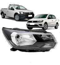 Farol Másc Negra Gol Voyage G8 Saveiro G7 17-22 Origin Arteb Lado:Direito
