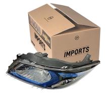 Farol Masca Negra Azul Lado Esquerdo Imports Onix prisma Zn14143291