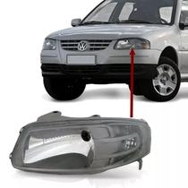 Farol Mascara Cinza VW Gol Parati Saveiro G4 Esquerdo Farol Mascara Cinza VW Gol Parati Saveiro G4 Esquerdo