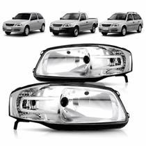 Farol Máscara Cromada Foco Simples Gol Parati Saveiro G4 2006 a 2014