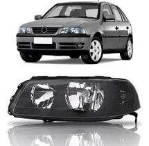 Farol Mascara Negra Foco Duplo Gol G3 1999 a 2003 Esquerdo
