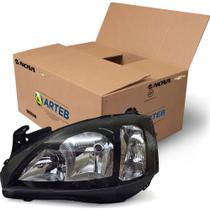 Farol Mascara Negra Lado Esquerdo Seta Lisa Arteb Montana corsa 160777 Farol Mascara Negra Lado Esquerdo Seta Lisa Arteb Montana corsa 160777