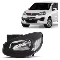 Farol Mascara Negra Preto Uno 2015 2016 A 2020 2021 Esquerdo Farol Mascara Negra Preto Uno 2015 2016 A 2020 2021 Esquerdo