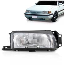 Farol Mazda Protege Cromado 1991 A 1994 Farol Mazda Protege Cromado 1991 A 1994