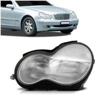 Farol Mercedes C180 C200 2001 2002 2003 2004 2005 2006 Lente Raiada Farol Mercedes C180 C200 2001 2002 2003 2004 2005 2006 Lente Raiada