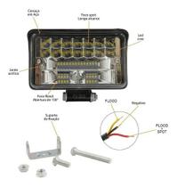 Farol Milha 108w Led 4 Duas Fase Troller Jeep Caminhao 4x4