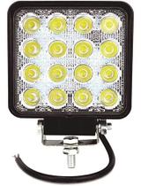 Farol Milha 16 Leds Off Road Quadrado 48w Farol Milha 16 Leds Off Road Quadrado 48w