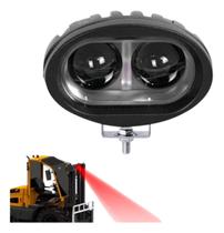 Farol Milha Auxiliar 2 Led 20w Empilhadeira Led Vermelho