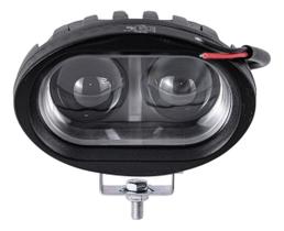 Farol Milha Auxiliar 2led 20w 9v80v Oval Offroad 6500k