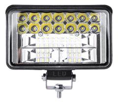 Farol Milha Auxiliar 30led 90w 9v36v Retângulo Offroad 6500k