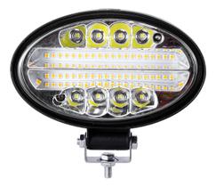 Farol Milha Auxiliar 48led 144w 9v36v Oval Offroad 6500k