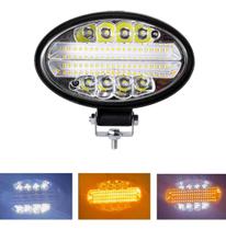 Farol Milha Auxiliar 48led 144w 9v36v Oval Offroad Strobo