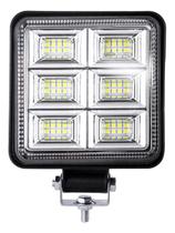Farol Milha Auxiliar 48led 144w 9v36v Quadrado Offroad 6500k Farol Milha Auxiliar 48led 144w 9v36v Quadrado Offroad 6500k