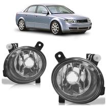 Farol Milha Auxiliar A4 2002 2003 2004 Lente Lisa Vidro Carcaça Preta Farol Milha Auxiliar A4 2002 2003 2004 Lente Lisa Vidro Carcaça Preta