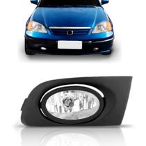 Farol milha auxiliar civic 2001 2002 2003 com grade Farol milha auxiliar civic 2001 2002 2003 com grade