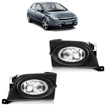 Farol Milha Auxiliar Civic Lxs Exs 2007 A 2008 Lente Lisa Vidro Farol Milha Auxiliar Civic Lxs Exs 2007 A 2008 Lente Lisa Vidro