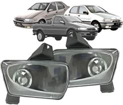 Farol Milha Auxiliar Palio Siena Strada 96 97 98 99 Lente Vidro Par 2 peças