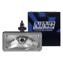 Farol milha auxiliar parachoque e spoiler retangular