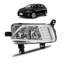 Farol Milha Auxiliar Polo Virtus 2018 2019 Cromado