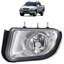 Farol Milha Auxiliar S10 2001 2002 2003 2004 2005 2006 2007 2008 2009 2010 2011 Lente Lisa Vidro