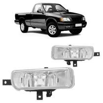 Farol Milha Auxiliar S10 Blazer 1995 1996 1997 1998 Cristal Lisa Vidro Carcaça Preta