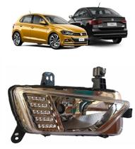 Farol Milha Cromado Virtus Polo 2018 a 2020 Direito Sem Led Farol Milha Cromado Virtus Polo 2018 a 2020 Direito Sem Led