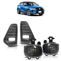 Farol Milha Kicks 2022 2023 2024 Moldura Milha Lente Lisa Acrílico Farol Milha Kicks 2022 2023 2024 Moldura Milha Lente Lisa Acrílico