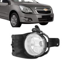 Farol Milha Ld Cobalt Onix Prisma Sonic Spin Com Soquete H27W