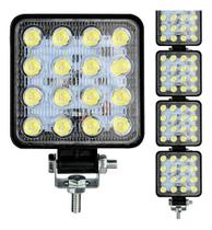 Farol Milha Led 27/48w Led 12/24v Jeep Troller Caminhão