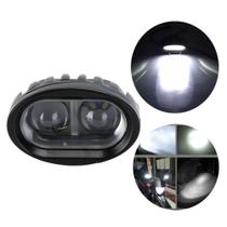 Farol Milha Led Auxiliar Spot 20w Universal Automotivo Oval Universal Farol Milha Led Auxiliar Spot 20w Universal Automotivo Oval Universal